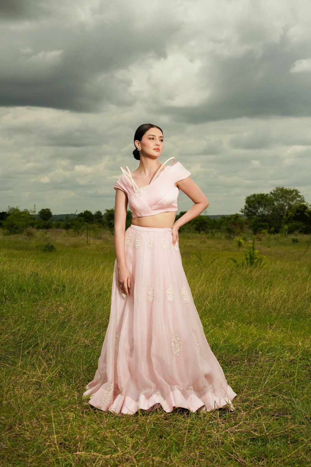 Sawan Fusion Lehenga